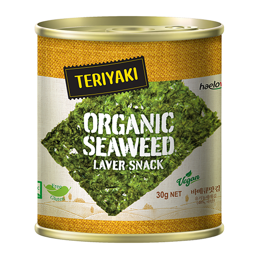 Organic Seaweed Teriyaki 30g Can